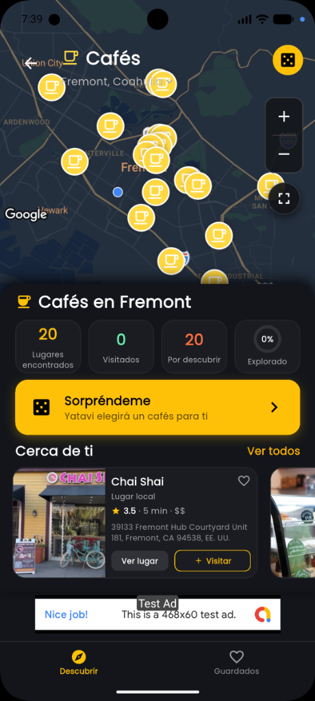 Mapa Screen